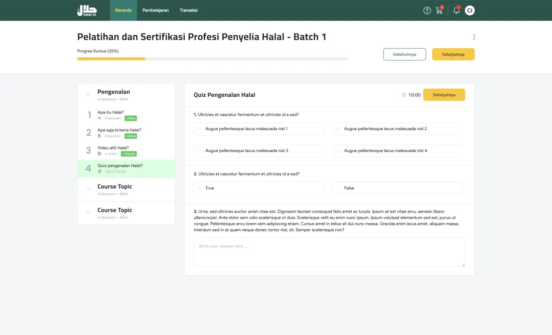Halalin screenshot